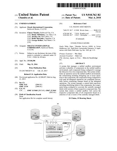 Unified sandbox: United States Patent 9910762 (English Edition)