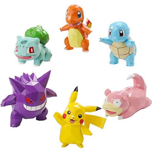 Union Creatitve POLYGO Pokémon Mini Collection Box 1 Bulbasaur Squirtle Charmander Pikachu Gengar Slowpoke