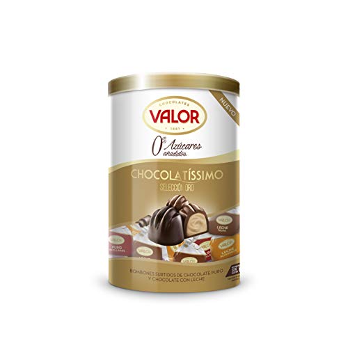 Valor Chocolatíssimo 0% azúcares añadidos - 4 de 200 gr. (Total: 800 gr.)