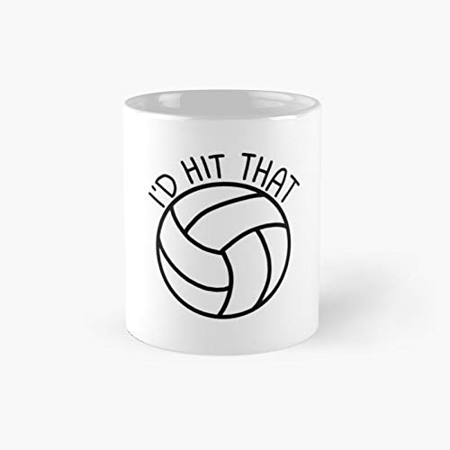 Volleyball I'd Hit That Classic Mug 11,15 Oz.