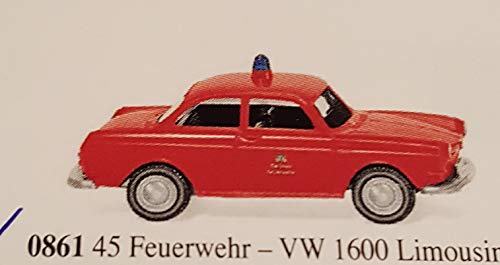 WIKING H0 WI Feuerwehr - VW 1600 Limousine