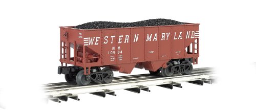 Williams por Bachmann 55-Ton 2-Bay USRA Fuera Braced Hopper con Carga de carbón extraíble Western Maryland – o Escala