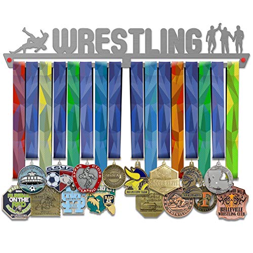 Wrestling Medal Hanger Display V1 | Sports Medal Hangers | Stainless Steel Medal Display | by VictoryHangers - The Best Gift For Champions !