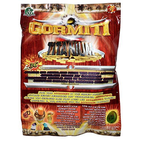 1 bolsa Giochi Preziosi Gormiti Titanium Booster Pack Collectibles Figura de juguete