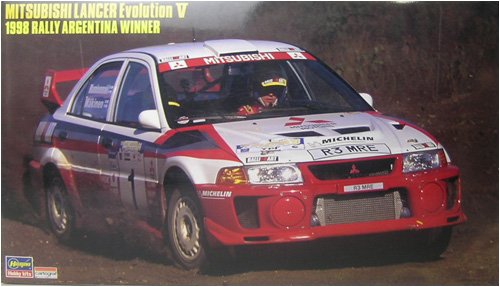 1/24 Lancer Evolution V 1998 rally # CR23 (japan import)