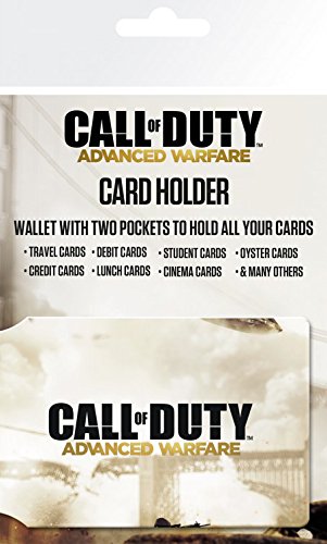 1art1 Call of Duty, Advanced Warfare, Cover Tarjeteros para Tarjetas De Crédito (10x7 cm) Y 1x Pegatina Sorpresa