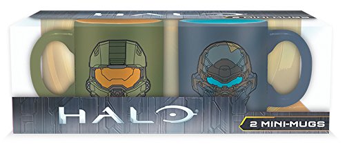 ABYSTYLE - Juego de 2 mini tazas Halo-Masterchief&Locke