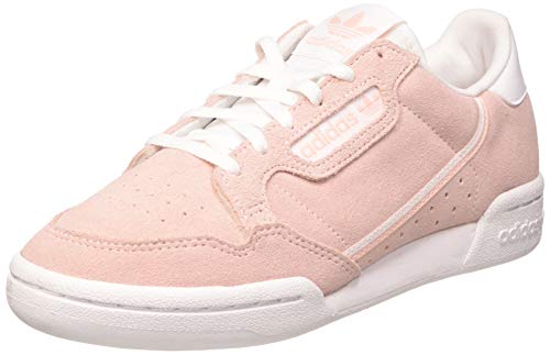 adidas Continental 80 J, Zapatillas Deportivas, Rosa Icey Pink F17 Grey One F17 FTWR White, 36 2/3 EU