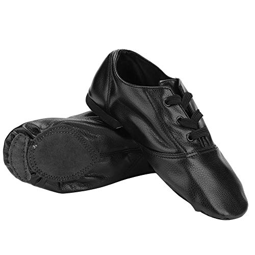 Alomejor Zapatos de Baile de Jazz, Zapatos de Jazz PU Zapatos elásticos de Jazz para niños Adultos(39)