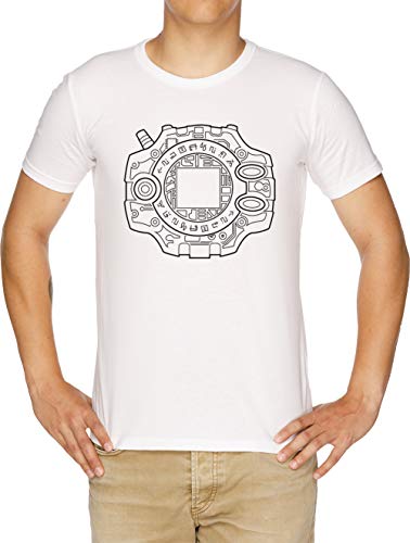 Aventureros Dispositivo Camiseta Hombre Blanco