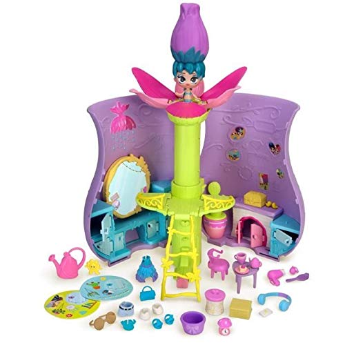 Bandai – Blume – Jardín Secreto Sorpresa – Playset en Forma de jarrón y su muñeca – Blume – Crece como una Flor – 30 sorpresas Incluidas – SK02255