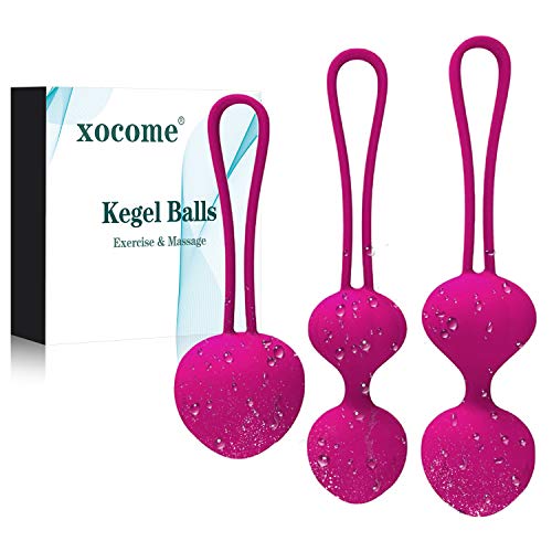 Bolas Chinas Suelo Pelvico de Silicona Medica Bolas Chinas Terapeuticas Masajeador de la Salud Kegel Ejercitador Vibrador Kegel Balls para Mujer