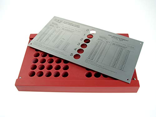 Caja, vacía, para Surtido de kms, Fabricada en PVC Especial Rojo, Estable y práctico, Peso: Aprox. 630 g - C332347.
