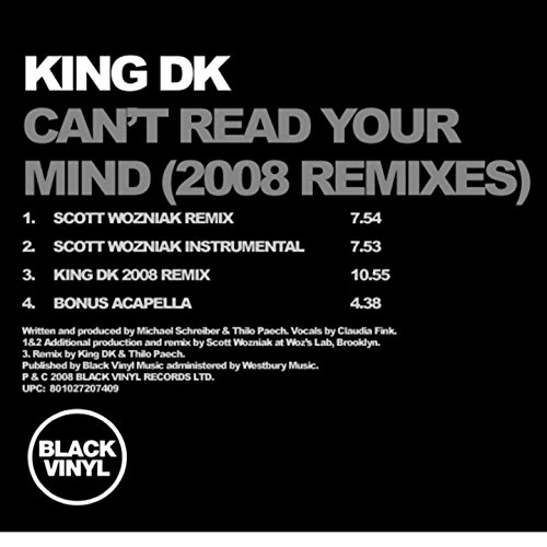 Can't Read Your Mind 2008 (King DK 2008 Remix)