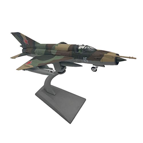 Colcolo MIG 21 Avión de Combate Modelo 1:72 Adorno de Juguete de Avión