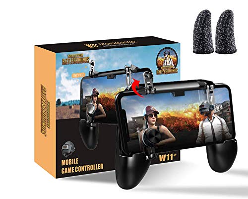 Controladores de Juegos Móviles,Controlador de Juego retráctil inalámbrico Práctico Stretch Pad，Sensitive Shoot Aim Joysticks Physical Buttons para Android y iOS para/Rules of Survival/PUBG