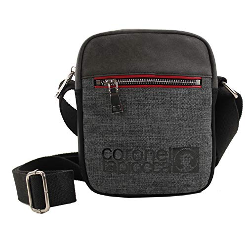 Coronel Tapiocca Mochila de Hombre, Negro, 43 x 30 x 15 cm