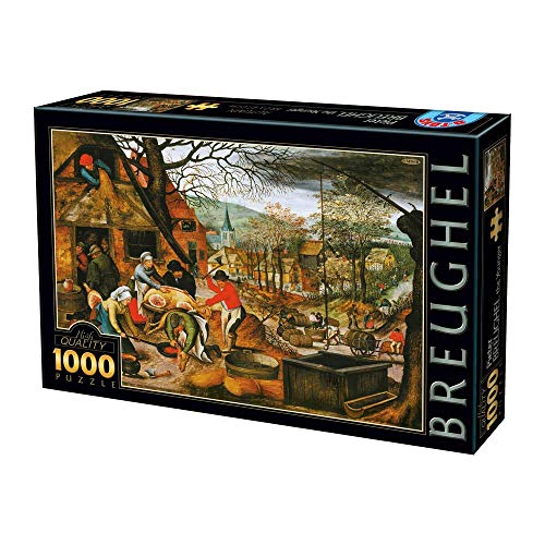 D-Toys- Puzzle 1000 Piezas 66947 BR 03, Liso.