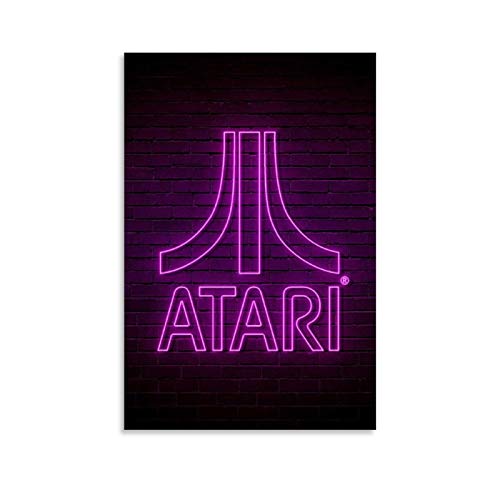 dianji EW Atari - Póster decorativo de neón, 60 x 90 cm