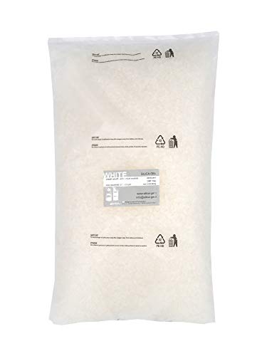 disidry Silicagel saco, en blíster de Gel de sílice blanco en grano sin DMF ni cobalto 5 kg.