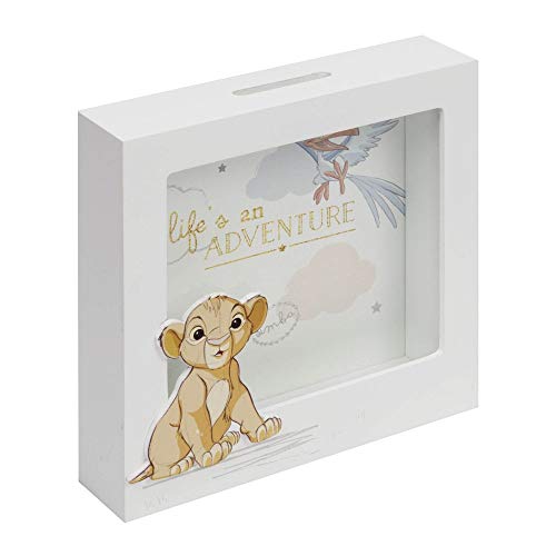 Disney Baby Magical Beginning Simba Lion King - Hucha de madera