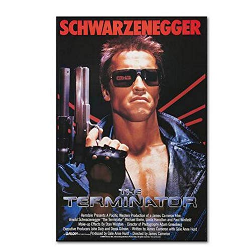 DNJKSA Lot Choose Terminator Movie Arnold Schwarzenegger Movie Art Print Poster Home Wall Decor-50x70cm No Frame