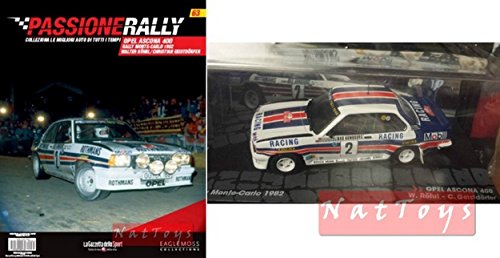 EDICOLA Opel Ascona 400 Montecarlo 1982 Rohrl Model Die Cast 1:43 +fas Passione Rally Compatible con