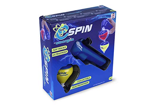 Energía - E-Spin Peonza con lanzador electropower, Color Surtido, A partir de 4 años (89084)