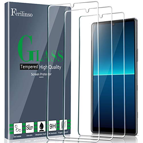 Ferilinso Cristal Templado para Sony Xperia L4 Protector de Pantalla, [3 Pack] Protector de Pantalla Screen Protector para Cristal Templado Sony Xperia L4