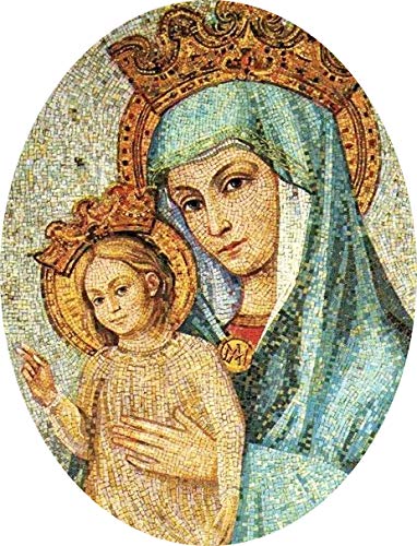 Ferrari & Arrighetti Adhesivo resinado para Rosario DIY Madonna de la Salud Tamaño 2 (Paquete de 100 Unidades)