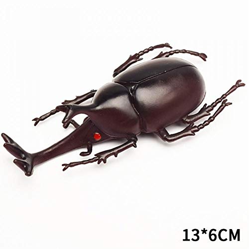 FGHK 6 Estilo De Escarabajo De Simulación De 13 Cm Juguetes Modelo Realista Real Modelo De Simulación Insecto Juguete Vivero Material Didáctico Broma Juguetes