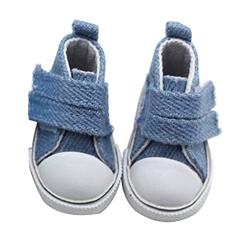 fgyhty 1 Zapatos de Lona muñeca Par 5 cm seakers muñeca de Juguete Calzado Deportivo Zapatillas de Tenis para niños Juguetes del Regalo