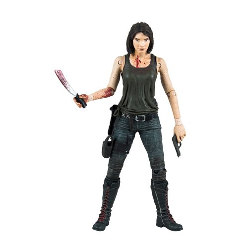 Figura The Walking Dead Maggie Greene with Assault Rifle, Gun and Knife