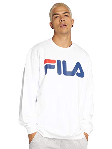 Fila Classic Logo Sudadera Bright White