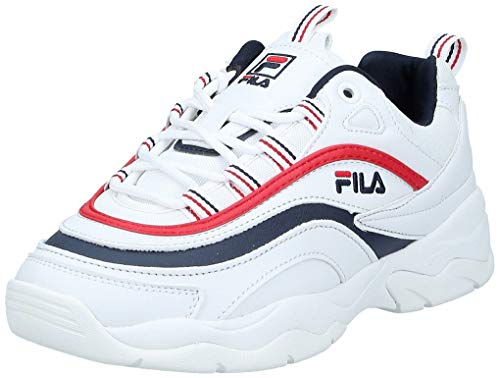 Fila Ray Low Wmn 1010562-150, Zapatillas Unisex Adulto, Blanco (White 1010562/150), 36 EU