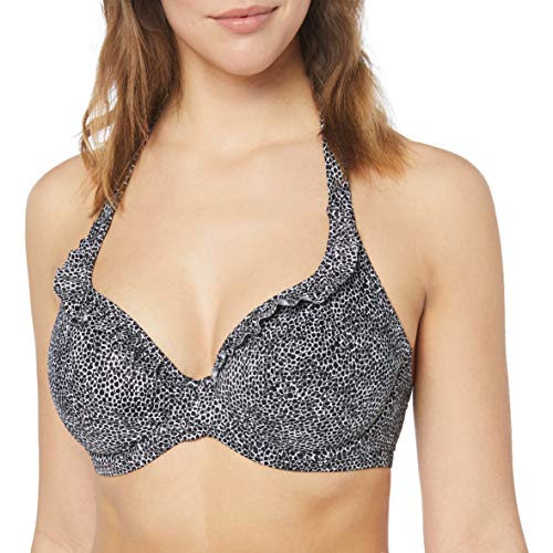 Freya Run Wild UW Banded Halter Bikini Top in Black (AS4614) *Sizes C-H*