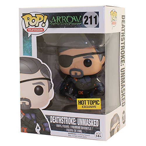 Funko 024787 Pop Television: Arrow Deathstroke: al Descubierto 211. Figura de Vinilo.