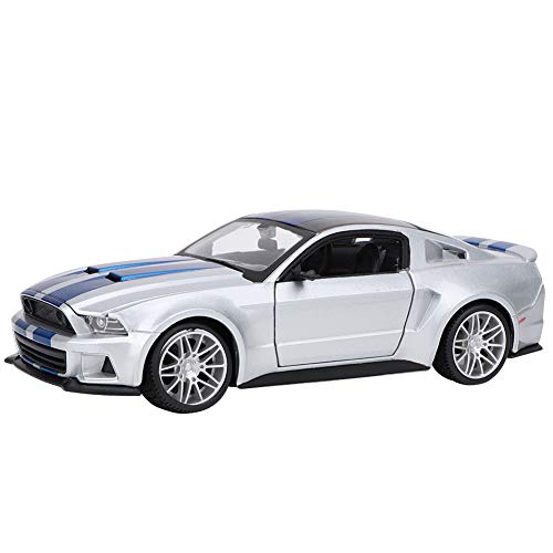 GAESHOW 1:24 Modelo de Coche de Carreras de aleación en Miniatura para Mustang GT colección de Regalos de Juguete decoración