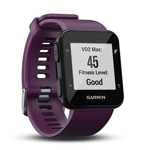 Garmin Forerunner 30 - Reloj de carrera con GPS y sensor de frecuencia cardiaca en la muñeca, Morado (Amethyst)