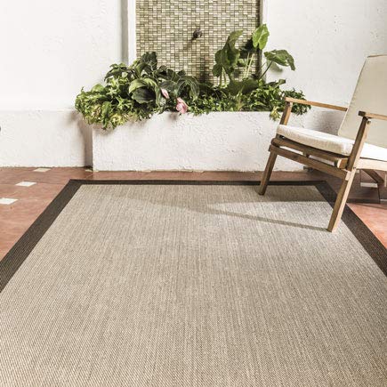 GleeGrass Alfombra TEPLON VINILICA Natural Crema-Bronce (140 x 200 cm)