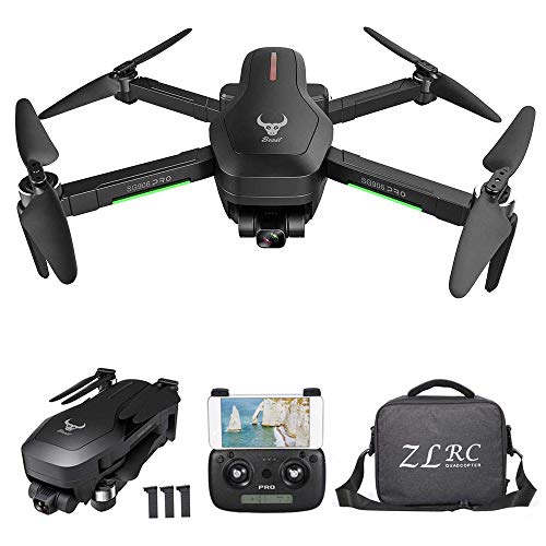 GoolRC SG906 Pro GPS RC Drone con Cámara 4K 5G WiFi 2 Ejes Gimbal 25mins Tiempo de Vuelo Quadcopter sin Escobillas Sígueme MV Foto Gestual (Bolsa & 3 Batería)