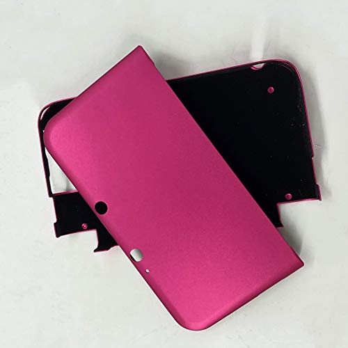 GOZAR Carcasa De Aluminio Duro De Metal Multicolor Carcasa para 3Ds XL Ll - Rosa roja