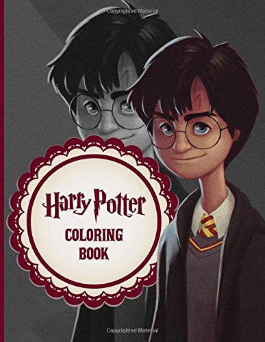 Harry Coloring Book: Potter Adult Coloring Books For Women And Men Harry Gift Book