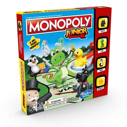 Hasbro Gaming Monopoly – Junior, edición para niños, Versión italiana