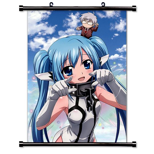 Heaven ha perdido de pared Póster de tela con estampado de personajes de manga japonés de desplazamiento pulgada{0} (81,28 cm x 114,3 cm). [WP] - Heaven con palo de lgking Supply - 88 (L)