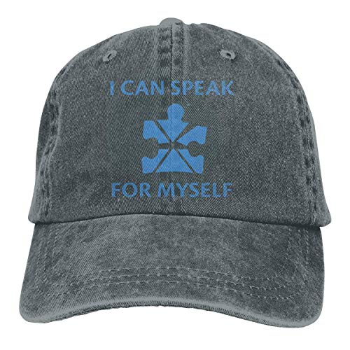 Hoswee Gorra de Béisbol Ajustable I CAN Speak for Myself Adult Trendy Cowboy Hat Casquette Snapback Sombreros