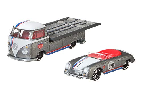 Hot Wheels Car Culture Team Transport Porsche 356 Speedster Volkswagen Transporter T1 Pickup 50 ° Aniversario 2018 flf61 Ass.flf56