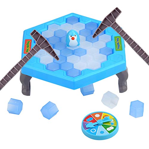 Hualieli Rompecabezas Juegos de Mesa pingüino Golpear Bloques de Hielo Juguetes de Pared Escritorio paternidad Juego Interactivo niños niñas