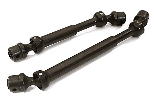 Integy RC Model Hop-ups C28331 Steel Center Drive Shafts for Axial 1/10 SCX10 II w/LCG (103-125mm) (135-157mm)