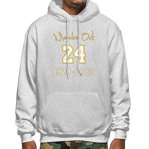 Jocper KO-Be Mamba out 24 Farewell Tribute Unisex 3D Realista Impresión Digital Sudadera con Capucha Sudadera con Capucha S